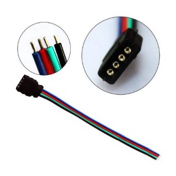 Conector banda LED RGB - - Roveli