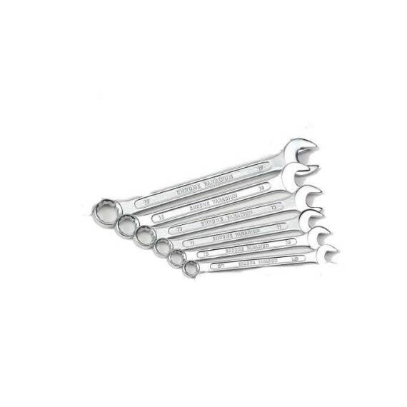 Set chei combinate 8-17 mm otel carbon 6 piese Cod: 51560 - - Roveli