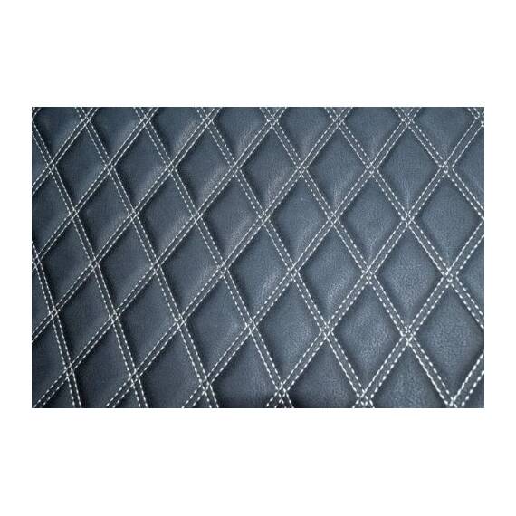 Material special pentru COVORASE auto romb negru/cusatura gri.Cod: COV02NG - 2- Roveli