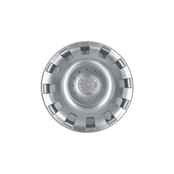 Set 4 capace roti Argintiu 16″ pentru dube / Model Bombat Cod: S-414 - 2- Roveli
