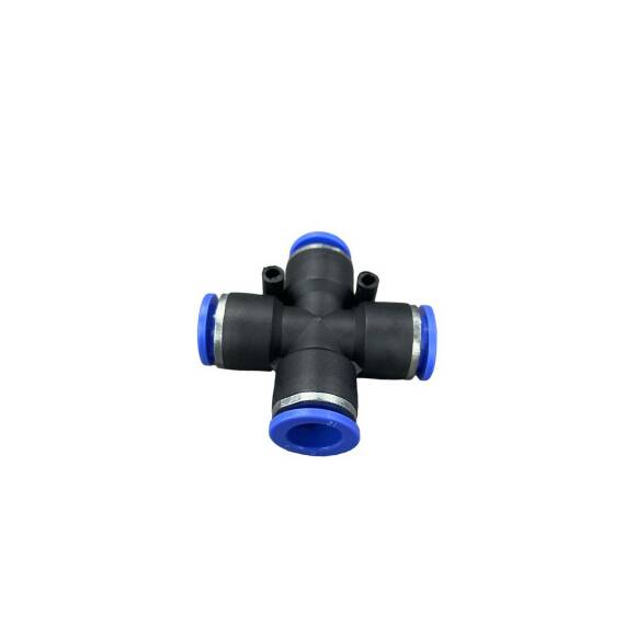 Racord tip Cruce plastic 12mm - - Roveli