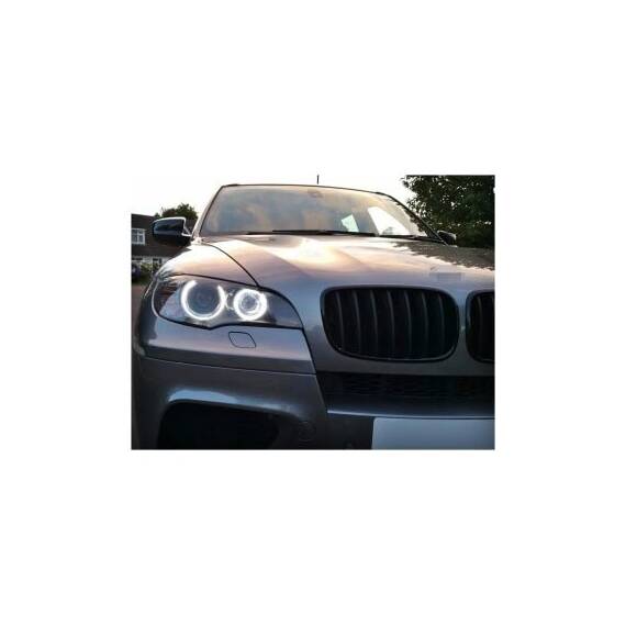 Inele angel eyes led cob 12v waterproof culoare alb diametru 120mm pentru faruri auto Cod: HH-YG120W - 6- Roveli
