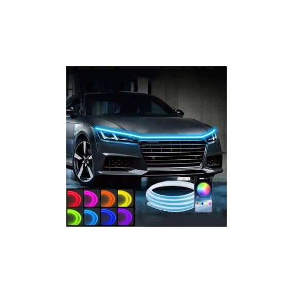 Banda led capota 12V 180cm RGB multicolora ip68 control prin aplicatie Cod: HH-S180RGB - 3- Roveli