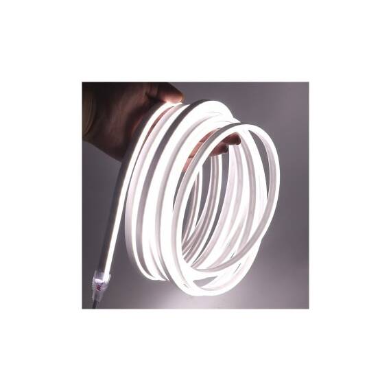 Banda led neon flex 5 metri 10w pe metru 24v pentru iluminare auto  Cod: HH-E5612W-24V - 4- Roveli