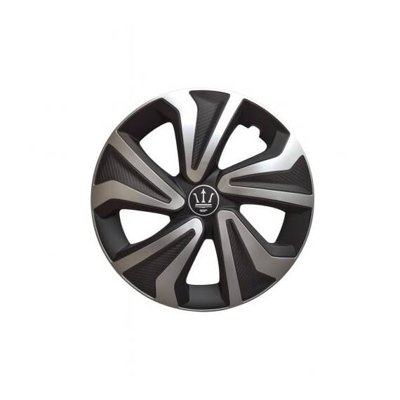 Set 4 capace roti Evo culoare negru argintiu 15 inch Cod: WK1-1SL-15 - - Roveli