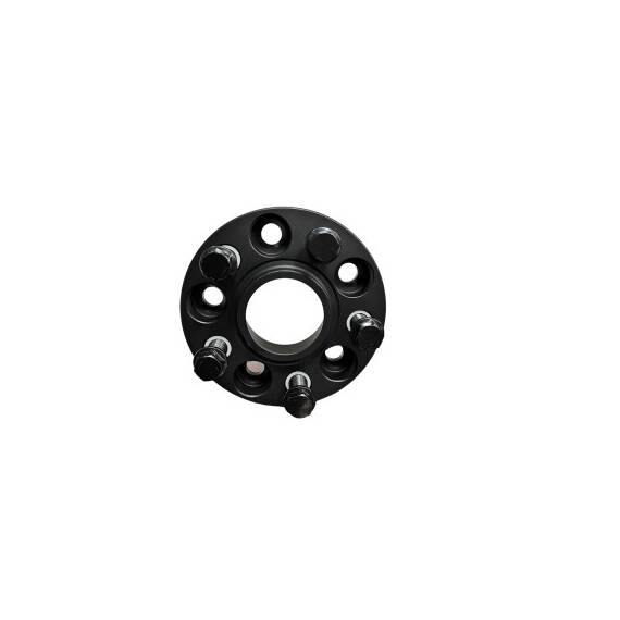Distantier jante auto 5x112 30mm Negru prindere dubla cu 5 prezoane M14x1.5 66.5-66.5 Cod: DST3016 - 3- Roveli
