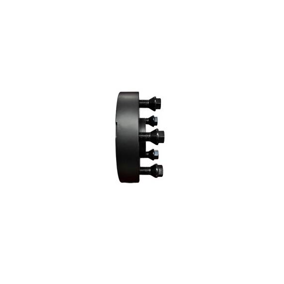 Distantier jante auto 5x112 30mm Negru prindere dubla cu 5 prezoane M14x1.5 66.5-66.5 Cod: DST3016 - 2- Roveli
