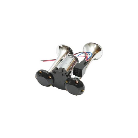 Claxon 2 trompete 12V cu compresor Breckner Germany Cod: BK79882 - 4- Roveli