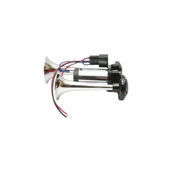 Claxon 2 trompete 12V cu compresor Breckner Germany Cod: BK79882 - 3- Roveli