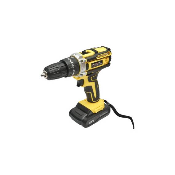Masina de insurubat si gaurit cu percutie 21V cu 2 baterii litiu  Cod: BK76888 - - Roveli