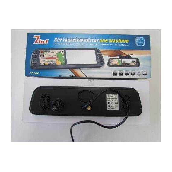 Oglinda monitor cu GPS plus multe alte functii 7in1 - 4- Roveli