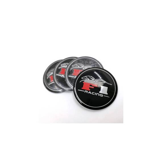 Set ornamente negre pentru capace jante 5cm Cod: LGT-003 - 2- Roveli