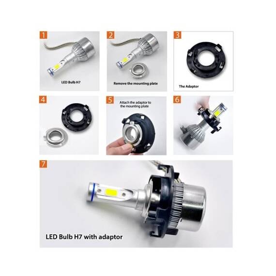 Adaptor bec led TK-117 CITROEN, HYUNDAI, KIA - - Roveli