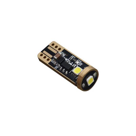 Set becuri T10 3SMD 3030 12V Canbus Premium 400lm lumina alba Cod: T10-1-EK - - Roveli