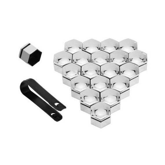 Set capace prezoane cu cheie PREMIUM Culoare: crom/19" Cod: 15696-19PC - - Roveli