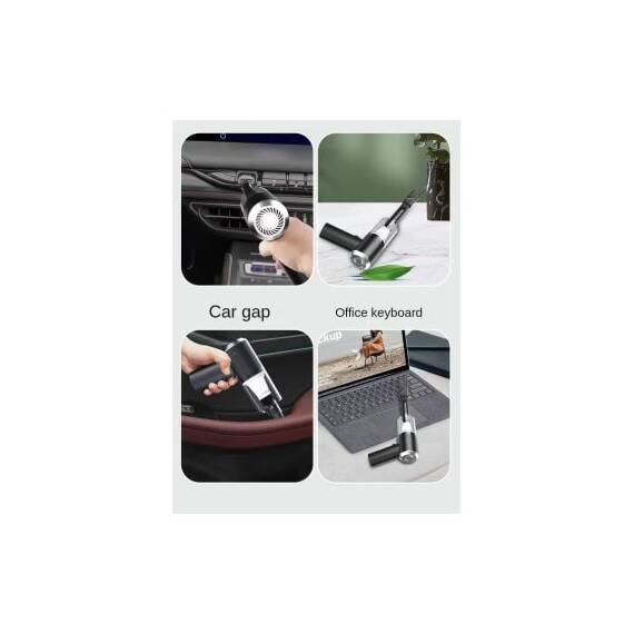 Mini aspirator auto portabil – fara fir, compact, cu incarcare USB Cod: AS228 - 2- Roveli
