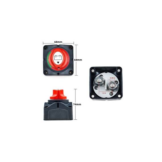 Contact general cu carcasa 275A   12-24V Cod: WBS028 - 6- Roveli