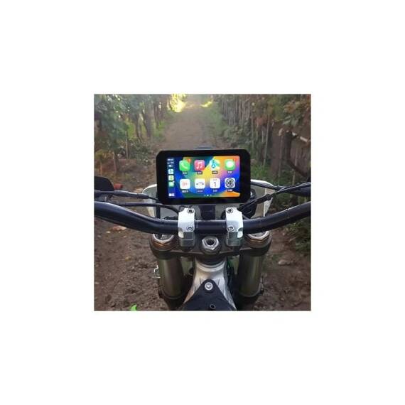 Sistem GPS moto cu DVR si camera marsarier + senzori presiune 12V cu 2 camere  Cod: CHS-C5-MOTO - 5- Roveli