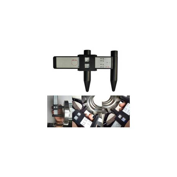 Subler pentru masurarea distantei dintre prezoanele jantelor , compatibil jante PCD Cod: MR117175 - 2- Roveli