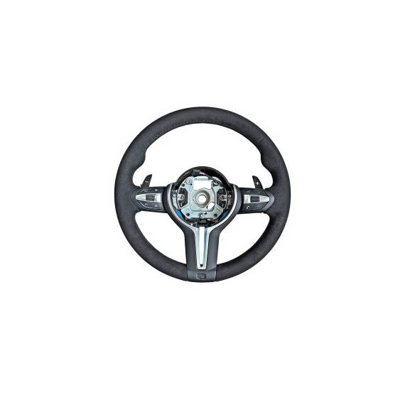 Volan sport piele  imitatie alcantara compatibil cu modelele BMW Seria 5 F10,F11,F07 Seria 6 F06,F12,F13 Seria 7 F01,F02  Cod: OCH-15 - - Roveli