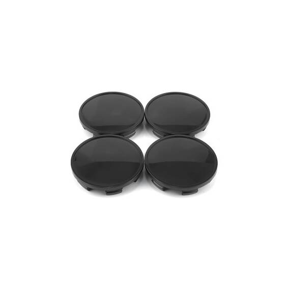 Set capace jante 56 mm negru inaltime clipsuri 6mm  Cod: LGG-010 - - Roveli