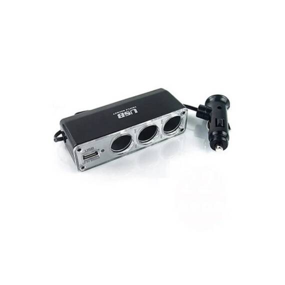 Prelungitor bricheta 3 cai cu fir si USB WF-0120 / WF-0096 - - Roveli