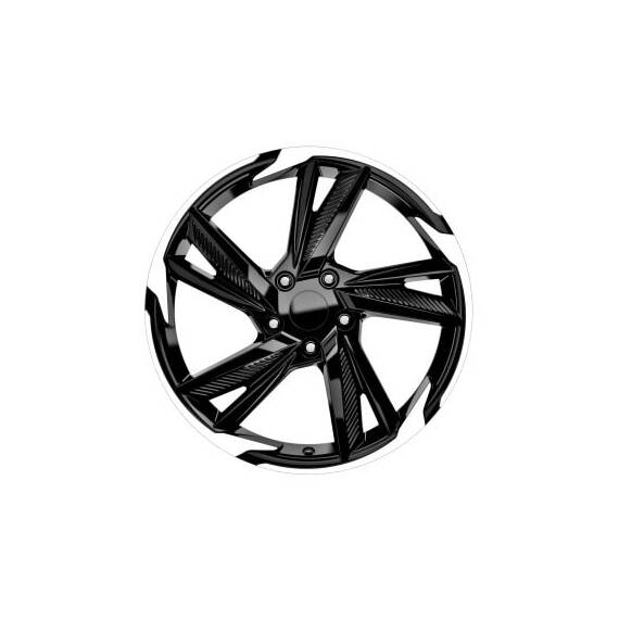 Jante DY1208 KM 18x8 5x108 ET45 compatibile Citroen Fiat Opel Peugeot Ford Jaguar Land Rover Volvo - - Roveli