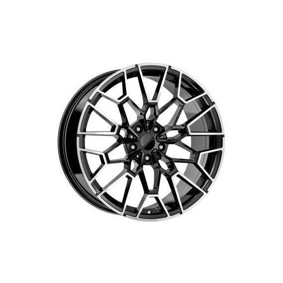 Jante DY1650 KM 20x9 fata 20x10 spate 5x120 ET30 ET40 negru polish compatibile BMW - - Roveli