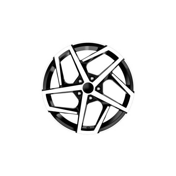 Jante DY968  KM 18x8 5x112 ET50 compatibile Volkswagen  Audi Seat  Skoda cu butuc de 57.1 diamond cut - - Roveli