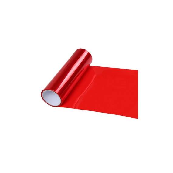 Rola folie rosie protectie faruri si stopuri 60cmx8m Cod: KLS76/LM10-R - - Roveli
