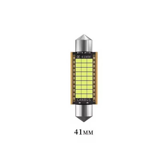Set 2 becuri sofit 41mm 27SMD 2016 12V Canbus Alb Cod: HL - - Roveli