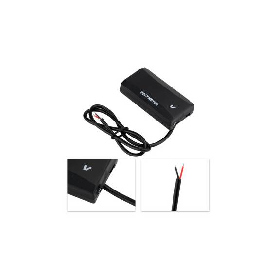 Voltmetru auto 12–24V pentru monitorizare tensiune Cod: FS-1210 - - Roveli