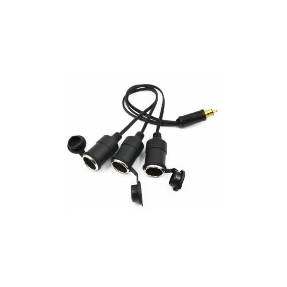 Adaptor cu cablu priza bricheta DIN la Standard cu 3 capete Max AMP: 12V20A / 24V10A  Cod: MC021 - 2- Roveli