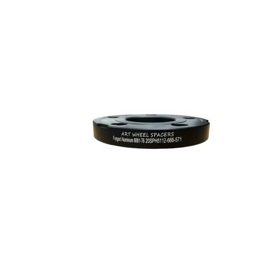 Distantier janta auto 20 mm 5x112 centrare 66.6–57.1 negru Cod: DST3004 - - Roveli