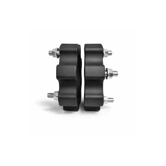 Distantier ATV 35 mm 4x136 centrare 120 cu 8 piulite M12x1.5 set 2 bucati aluminiu forjat negru Cod: DST8010 - 2- Roveli