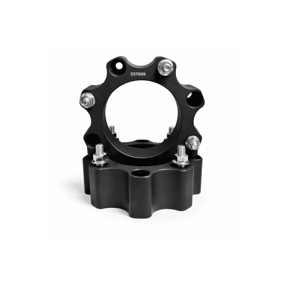 Distantier ATV 50 mm 4x156 centrare 131.2 cu 8 piulite M10x1.25 set 2 bucati aluminiu forjat negru Cod: DST8008 - 4- Roveli