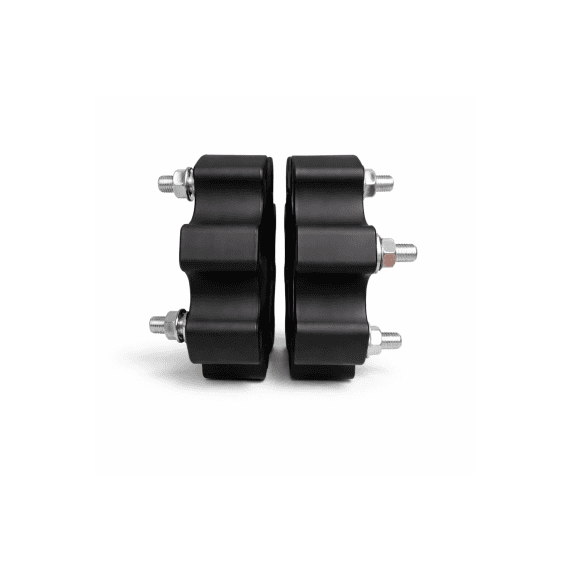 Distantier ATV 50 mm 4x136 centrare 120 cu 8 piulite M12x1.5 set 2 bucati aluminiu forjat negru Cod: DST8011 - 3- Roveli