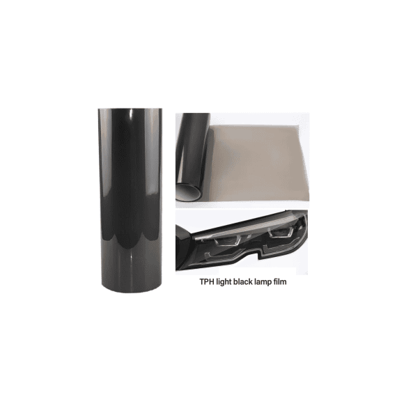 Folie protectie faruri stopuri TPH Light Black 70% VLT Premium 60x60 cm regenerare Cod: LM-TPH04 - - Roveli
