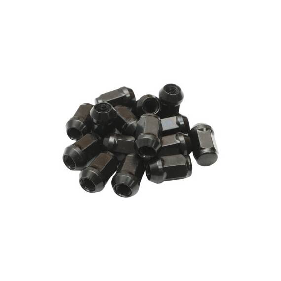 Piulita neagra jante aliaj Ford M12x1.5x35mm cap cheie 19mm - - Roveli