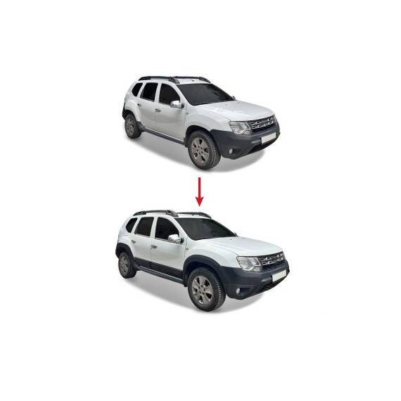 Set protectii aripa si usa auto 12 piese compatibile Dacia Duster I 2010-2017 Cod: DDT3001 - 6- Roveli