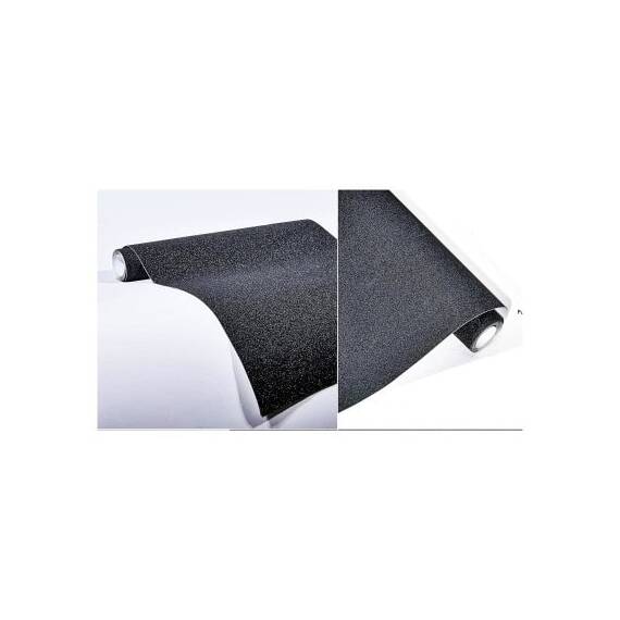 Folie auto autocolant PVC negru glitter sclipici mat 1.52m x 1m cu tehnologie eliminare bule Cod: KM9034 - 4- Roveli