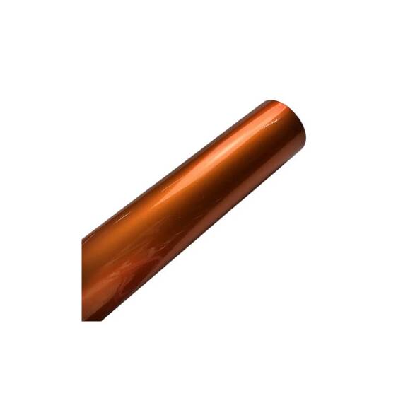 Folie auto autocolant PET premium portocalie liquid metal mclaren volcano orange 1x1.52m Cod: SP1087V - - Roveli