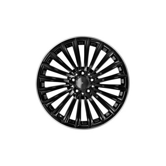 Jante DY988 KM 18x8 18x9 5x112 ET40 ET48 negru margine polish diamond cut compatibile Mercedes Cod: DY988 - 4- Roveli