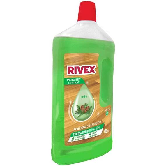 Solutie curatare parchet Rivex, lichid, parchet laminat, protectie si stralucire, 750 ml - 2- Roveli