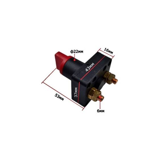 Contact general auto 12V intrerupator baterie cu cheie 100A Cod: IN0188 - - Roveli