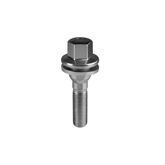 Prezon janta auto M12x1.25 55mm cap cheie 17 cu saiba fixa compatibil Peugeot Citroen Opel Fiat Toyota Cod: SB1079 - - Roveli
