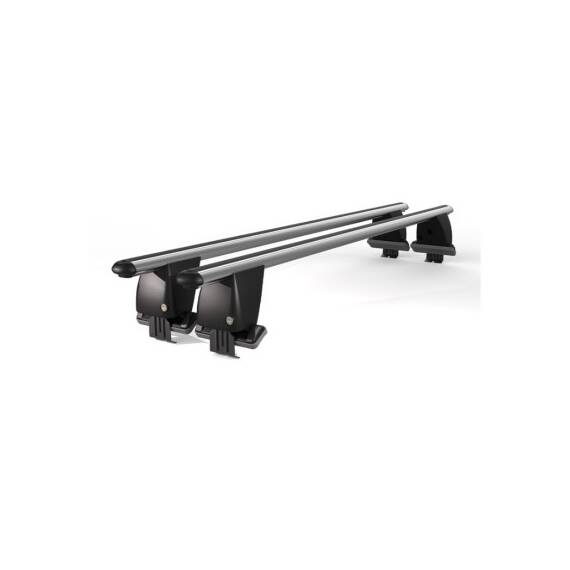 Bare transversale portbagaj auto aluminiu compatibile plafon neted Renault Megane Coupe 2009-> argintii sau negre Cod: CB200101 Kit-103 - 6- Roveli