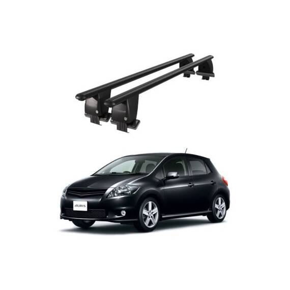 Bare transversale portbagaj auto aluminiu compatibile plafon neted Toyota Auris E150 2006-2012 argintii sau negre Cod: CB200101 Kit-108 - 7- Roveli