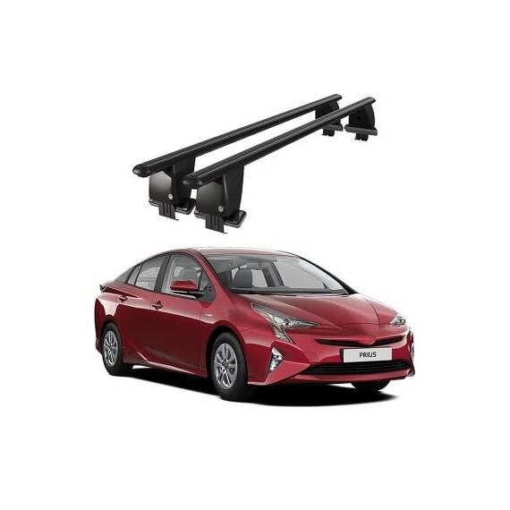 Bare transversale portbagaj auto aluminiu compatibile plafon neted Toyota Prius IV XW50 2015-2018 argintii sau negre Cod: CB200101 Kit-101 - 13- Roveli