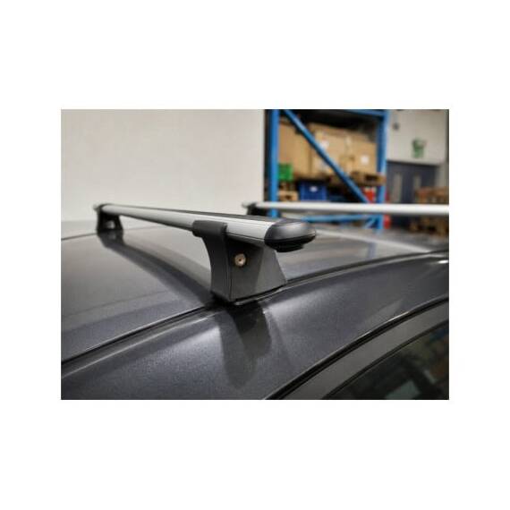 Set bare transversale aluminiu cu prindere in puncte fixe compatibile BMW Seria 3 E91 Touring 2005-2012 negre sau argintii Cod: 120101 Kit 201 - 5- Roveli